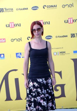 GIFFONI VALLE PIANA - 23 Temmuz 2025: Francesca Fiore Giffoni Film Festivali 2025 - 23 Temmuz 2025 tarihinde Giffoni Valle Piana, İtalya.