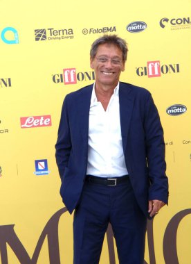 GiFFONI VALİNA PİANA - 23 Temmuz 2025: Flavio Natalia Giffoni Film Festivali 2025, Giffoni Valle Piana, İtalya.