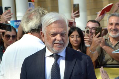 GiFFONI VALLE PİANA - 23 Temmuz 2025: Claudio Andrea Gemme Giffoni Film Festivali 2025, Giffoni Valle Piana, İtalya.