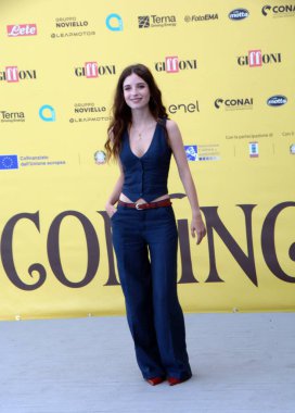 GiFFONI VALİNA PİANA - 24 Temmuz 2025: Ginevra Francesconi Giffoni Film Festivali 2025 - 24 Temmuz 2025 tarihinde Giffoni Valle Piana, İtalya.