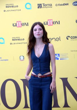 GiFFONI VALİNA PİANA - 24 Temmuz 2025: Ginevra Francesconi Giffoni Film Festivali 2025 - 24 Temmuz 2025 tarihinde Giffoni Valle Piana, İtalya.