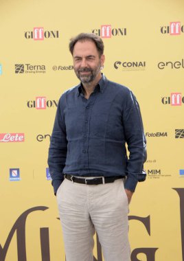 GiFFONI VALİNA PİANA - 24 Temmuz 2025: Neri Marcore, Giffoni Film Festivali 2025, Giffoni Valle Piana, İtalya.