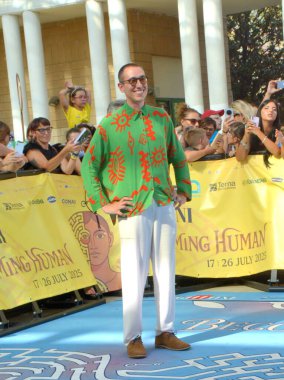 GiFFONI VALLE PIANA, İtalya - 24 Temmuz 2025: Federico Turani, Giffoni Film Festivali 2025, Giffoni Valle Piana, İtalya.