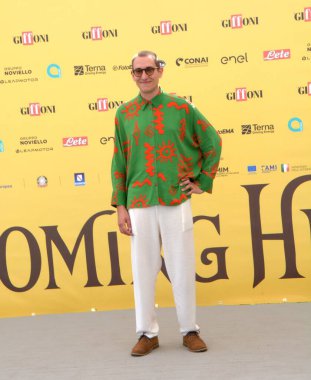 GiFFONI VALLE PIANA, İtalya - 24 Temmuz 2025: Federico Turani, Giffoni Film Festivali 2025, Giffoni Valle Piana, İtalya.