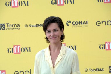 GiFFONI VALLE PIANA, İtalya - 24 Temmuz 2025: Alissa Jung Giffoni Film Festivali 2025 - 24 Temmuz 2025 tarihinde Giffoni Valle Piana, İtalya.