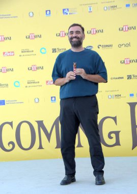 GiFFONI VALLE PIANA, İtalya - 24 Temmuz 2025: Claudio Morelli, Giffoni Film Festivali 2025, Giffoni Valle Piana, İtalya.