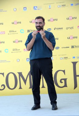 GiFFONI VALLE PIANA, İtalya - 24 Temmuz 2025: Claudio Morelli, Giffoni Film Festivali 2025, Giffoni Valle Piana, İtalya.