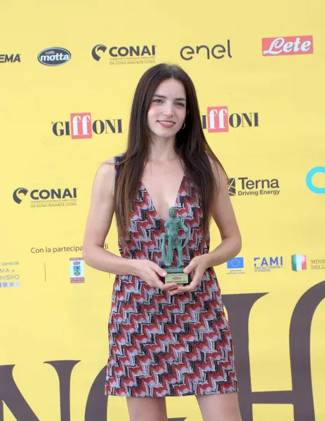 GiFFONI VALİNA PİANA - 25 Temmuz 2025: Aurora Ruffino Giffoni Film Festivali 2025 - 25 Temmuz 2025 tarihinde Giffoni Valle Piana, İtalya.