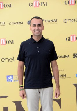 GiFFONI VALİNA PİANA - 25 Temmuz 2025: Luigi Di Maio Giffoni Film Festivali 2025 - 25 Temmuz 2025 tarihinde Giffoni Valle Piana, İtalya 'da.