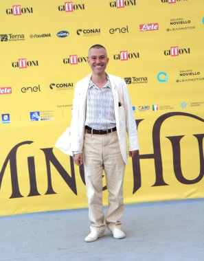 GIFFONI VALLE PİANA - 25 Temmuz 2025: Saverio Raimondo, Giffoni Film Festivali 2025 - 25 Temmuz 2025 tarihinde Giffoni Valle Piana, İtalya 'da.