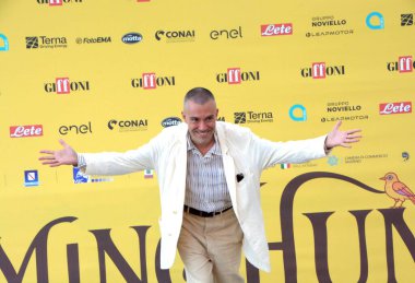 GIFFONI VALLE PİANA - 25 Temmuz 2025: Saverio Raimondo, Giffoni Film Festivali 2025 - 25 Temmuz 2025 tarihinde Giffoni Valle Piana, İtalya 'da.