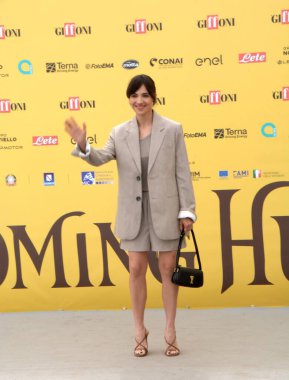 GiFFONI VALE PİANA - 26 Temmuz 2025: Selene Caramazza Giffoni Film Festivali 2025 - 26 Temmuz 2025 tarihinde Giffoni Valle Piana, İtalya.