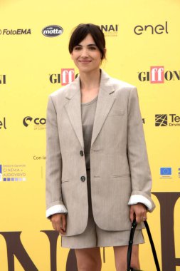 GiFFONI VALE PİANA - 26 Temmuz 2025: Selene Caramazza Giffoni Film Festivali 2025 - 26 Temmuz 2025 tarihinde Giffoni Valle Piana, İtalya.