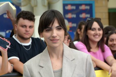GiFFONI VALE PİANA - 26 Temmuz 2025: Selene Caramazza Giffoni Film Festivali 2025 - 26 Temmuz 2025 tarihinde Giffoni Valle Piana, İtalya.