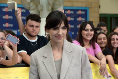 GiFFONI VALE PİANA - 26 Temmuz 2025: Selene Caramazza Giffoni Film Festivali 2025 - 26 Temmuz 2025 tarihinde Giffoni Valle Piana, İtalya.