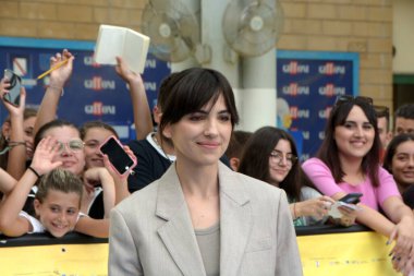 GiFFONI VALE PİANA - 26 Temmuz 2025: Selene Caramazza Giffoni Film Festivali 2025 - 26 Temmuz 2025 tarihinde Giffoni Valle Piana, İtalya.