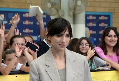 GiFFONI VALE PİANA - 26 Temmuz 2025: Selene Caramazza Giffoni Film Festivali 2025 - 26 Temmuz 2025 tarihinde Giffoni Valle Piana, İtalya.