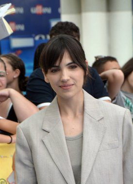 GiFFONI VALE PİANA - 26 Temmuz 2025: Selene Caramazza Giffoni Film Festivali 2025 - 26 Temmuz 2025 tarihinde Giffoni Valle Piana, İtalya.