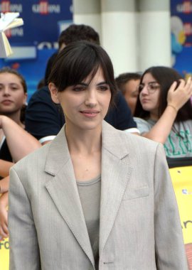 GiFFONI VALE PİANA - 26 Temmuz 2025: Selene Caramazza Giffoni Film Festivali 2025 - 26 Temmuz 2025 tarihinde Giffoni Valle Piana, İtalya.