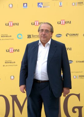 GiFFONI VALİNA PİANA - 26 Temmuz 2025: Roberto Napoletano Giffoni Film Festivali 2025 - 26 Temmuz 2025 tarihinde Giffoni Valle Piana, İtalya.