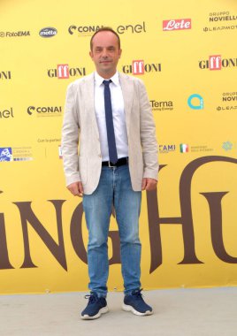 GiFFONI VALİNA PİANA - 26 Temmuz 2025: Dario Toma Giffoni Film Festivali 2025 - 26 Temmuz 2025 tarihinde Giffoni Valle Piana, İtalya.