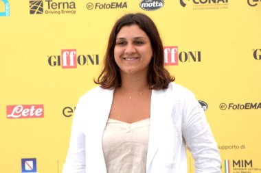GIFFONI VALLE PIANA, İtalya - 26 Temmuz 2025: Francesca Cristallo Giffoni Film Festivali 2025 - 26 Temmuz 2025 tarihinde Giffoni Valle Piana, İtalya.