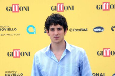 GiFFONI VALİNA PİANA - 26 Temmuz 2025: Nicolas Maupas Giffoni Film Festivali 2025, Giffoni Valle Piana, İtalya.