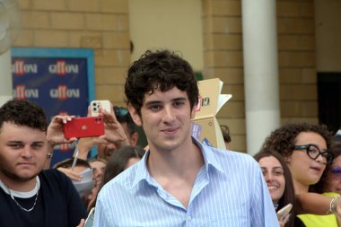 GiFFONI VALİNA PİANA - 26 Temmuz 2025: Nicolas Maupas Giffoni Film Festivali 2025, Giffoni Valle Piana, İtalya.