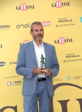 GiFFONI VALİNA PİANA - 26 Temmuz 2025: Guido Boffo Giffoni Film Festivali 2025 - 26 Temmuz 2025 tarihinde Giffoni Valle Piana, İtalya.
