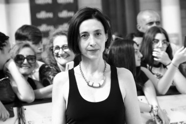 GiFFONI VALLE PİANA - 19 Temmuz 2025: Elena Lietti Giffoni Film Festivali 2025 - 19 Temmuz 2025 tarihinde Giffoni Valle Piana, İtalya.