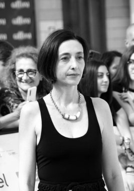 GiFFONI VALLE PİANA - 19 Temmuz 2025: Elena Lietti Giffoni Film Festivali 2025 - 19 Temmuz 2025 tarihinde Giffoni Valle Piana, İtalya.