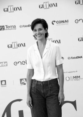 GiFFONI VALLE PIANA, İtalya - 24 Temmuz 2025: Alissa Jung Giffoni Film Festivali 2025 - 24 Temmuz 2025 tarihinde Giffoni Valle Piana, İtalya.