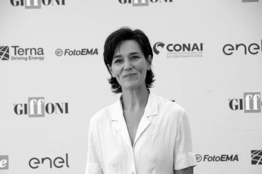 GiFFONI VALLE PIANA, İtalya - 24 Temmuz 2025: Alissa Jung Giffoni Film Festivali 2025 - 24 Temmuz 2025 tarihinde Giffoni Valle Piana, İtalya.