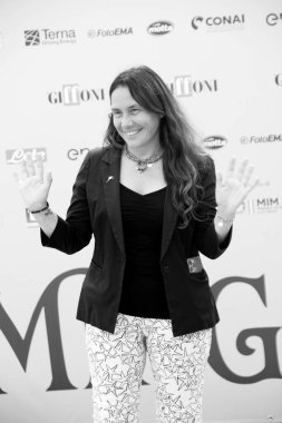 GIFFONI VALLE PIANA - 21 Temmuz 2025: Alessandra Locatelli, Engelliler Bakanı, Giffoni Film Festivali 2025 - 21 Temmuz 2025 tarihinde, Giffoni Valle Piana, İtalya.
