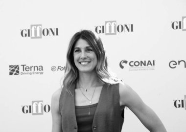 GiFFONI VALLE PİANA - 18 Temmuz 2025: Rachele Sangiuliano Giffoni Film Festivali 2025 - 18 Temmuz 2025 tarihinde Giffoni Valle Piana, İtalya.