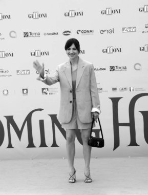 GiFFONI VALE PİANA - 26 Temmuz 2025: Selene Caramazza Giffoni Film Festivali 2025 - 26 Temmuz 2025 tarihinde Giffoni Valle Piana, İtalya.