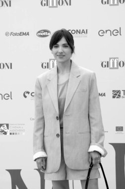 GiFFONI VALE PİANA - 26 Temmuz 2025: Selene Caramazza Giffoni Film Festivali 2025 - 26 Temmuz 2025 tarihinde Giffoni Valle Piana, İtalya.