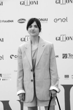 GiFFONI VALE PİANA - 26 Temmuz 2025: Selene Caramazza Giffoni Film Festivali 2025 - 26 Temmuz 2025 tarihinde Giffoni Valle Piana, İtalya.