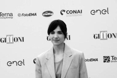 GiFFONI VALE PİANA - 26 Temmuz 2025: Selene Caramazza Giffoni Film Festivali 2025 - 26 Temmuz 2025 tarihinde Giffoni Valle Piana, İtalya.