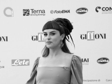 GiFFONI VALONI PİANA - 17 Temmuz 2025: Viola Gabriele Giffoni Film Festivali 2025 - 17 Temmuz 2025 tarihinde Giffoni Valle Piana, İtalya.