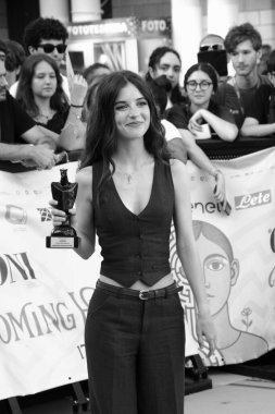 GiFFONI VALİNA PİANA - 24 Temmuz 2025: Ginevra Francesconi Giffoni Film Festivali 2025 - 24 Temmuz 2025 tarihinde Giffoni Valle Piana, İtalya.