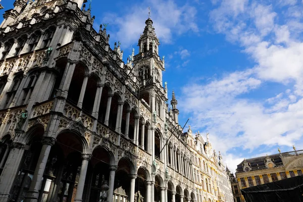 Brussels, Belgium - September 16, 2022: King's House or Bread House has housed the Brussels City Museum since 1887 is visible against a sunny sky