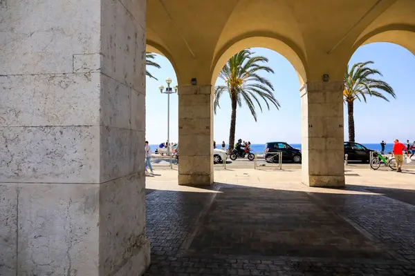 Arkaden Der Promenade Nizza — Stockfoto