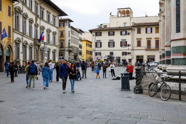 Florencja Włochy Kwietnia 2023 Centrum Starego Miasta Przy Katedrze Gdzie — Zdjęcie stockowe