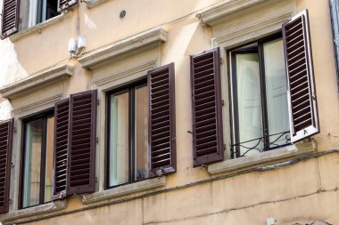 Eski Florenc kasabasındaki bir binanın mimari parçası.