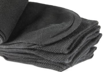 Bir çift yeni klasik siyah çorap