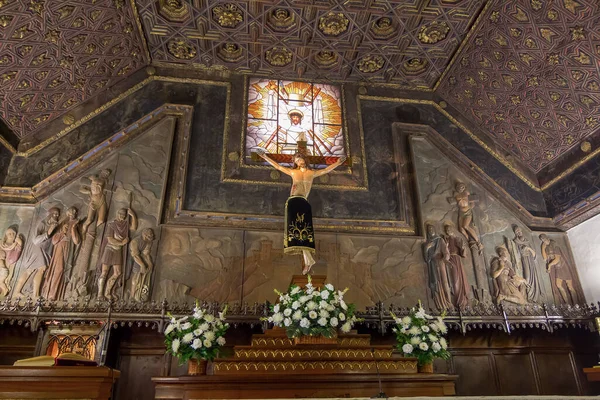 Саламанка Сентября 2017 Внутри Церкви Христианин Саламанке Испания — стоковое фото