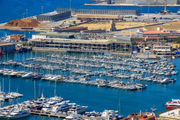 Alicante Spain 2018 Aerial View Port Alicante — Stock Photo, Image