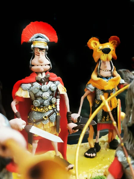 Muñecas Vestidas Como Soldados Romanos —  Fotos de Stock