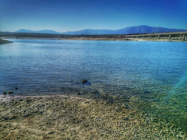 Transparent Waters Shores Lake — Stockfoto